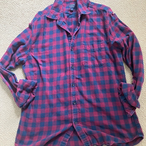 J. Crew Flannel. Size L. - Picture 3 of 3